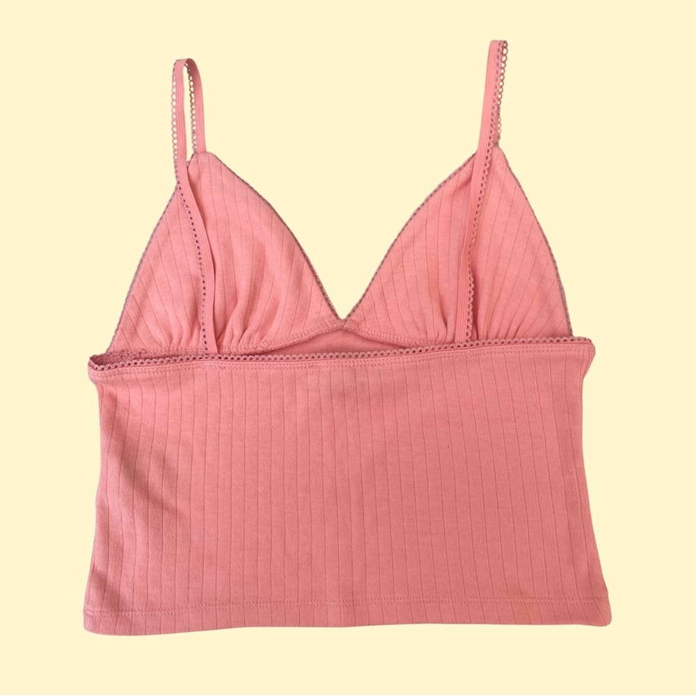 Pink crop top / brand new condition / size is S